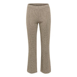 Part Two Pontas Check Trousers In Brown