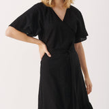 Part Two Sabbie Woven Dress Black