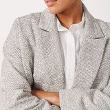 Part Two Sakira Jacket Salt And Pepper Weaves
