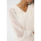 Part Two SanazPW Blouse In Eggnog