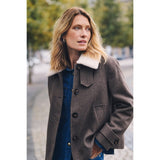 Part Two SylviaPW Casual Jacket In Dark Walnut