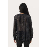 Part Two TenniePW Blouse In Gold Dot