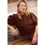 Part Two VernonaPW Cardigan In Sorrel Horse