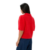 Part Two VernoniPW Cardigan In Poppy Red