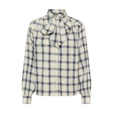Part two YaninasPW Blouse in Big Dark Navy Check