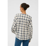 Part two YaninasPW Blouse in Big Dark Navy Check