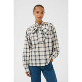 Part two YaninasPW Blouse in Big Dark Navy Check