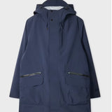 Paul Smith 2-Layer Waterproof Parka With Detachable Gilet In Navy
