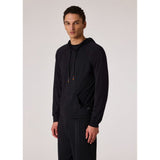 Paul Smith Black Modal-Blend Lounge Hoodie In Black