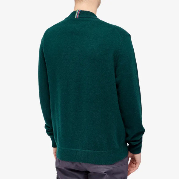 Paul Smith Button Through Cardigan In Green