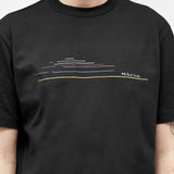 Paul Smith Chest Stripe T-Shirt in Black