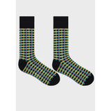 Paul Smith Cotton-Blend Check Socks In Multi