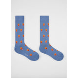 Paul Smith Cotton-Blend Dog Socks In Blue