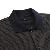 Paul Smith Cotton-Blend Jacquard Jersey Cardigan in Black