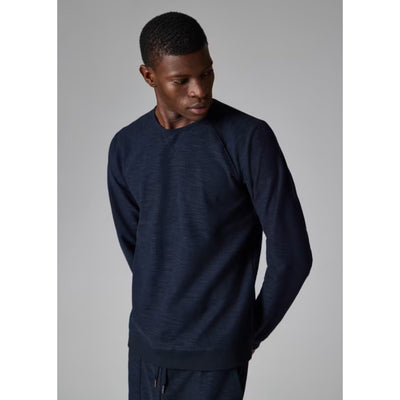 Paul Smith Cotton-Blend Long-Sleeve Lounge Top In Navy Blue