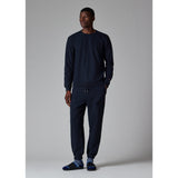 Paul Smith Cotton-Blend Lounge Pants In Navy Blue