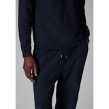 Paul Smith Cotton-Blend Lounge Pants In Navy Blue