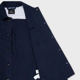 Paul Smith Cotton Seersucker Work Jacket Navy