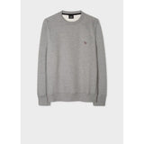 Paul Smith Cotton Zebra Logo Sweatshirt In Grey