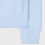 Paul Smith Cotton Zebra Logo Sweatshirt Sky Blue