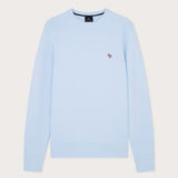 Paul Smith Cotton Zebra Logo Sweatshirt Sky Blue
