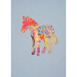 Paul Smith 'Craft Zebra' Print T-Shirt In Sky Blue