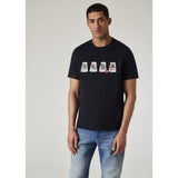 Paul Smith 'Cups' Print T-shirt In Navy