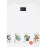 Paul Smith 'Cups' Print T-Shirt In White