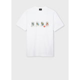 Paul Smith 'Cups' Print T-Shirt In White