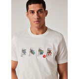 Paul Smith 'Cups' Print T-Shirt In White