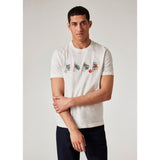 Paul Smith 'Cups' Print T-Shirt In White