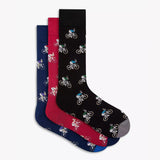 Paul Smith Cycling Rabbits Ankle Socks, Pack of 3, Multi