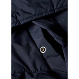 Paul Smith Down Hooded Puffer Jacket In Navy
