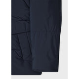 Paul Smith Down Hooded Puffer Jacket In Navy