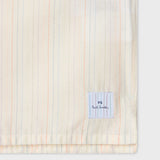 Paul Smith Ecru Raining Stripe Cotton Shirt Multicolour