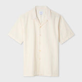 Paul Smith Ecru Raining Stripe Cotton Shirt Multicolour