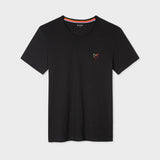 Paul Smith Embroidered 'Swirl Heart' Lounge T-Shirt Black
