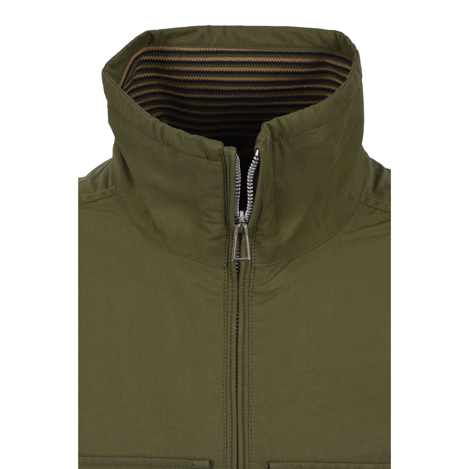 Paul Smith Four Pocket Utility Jacket In Olive Green