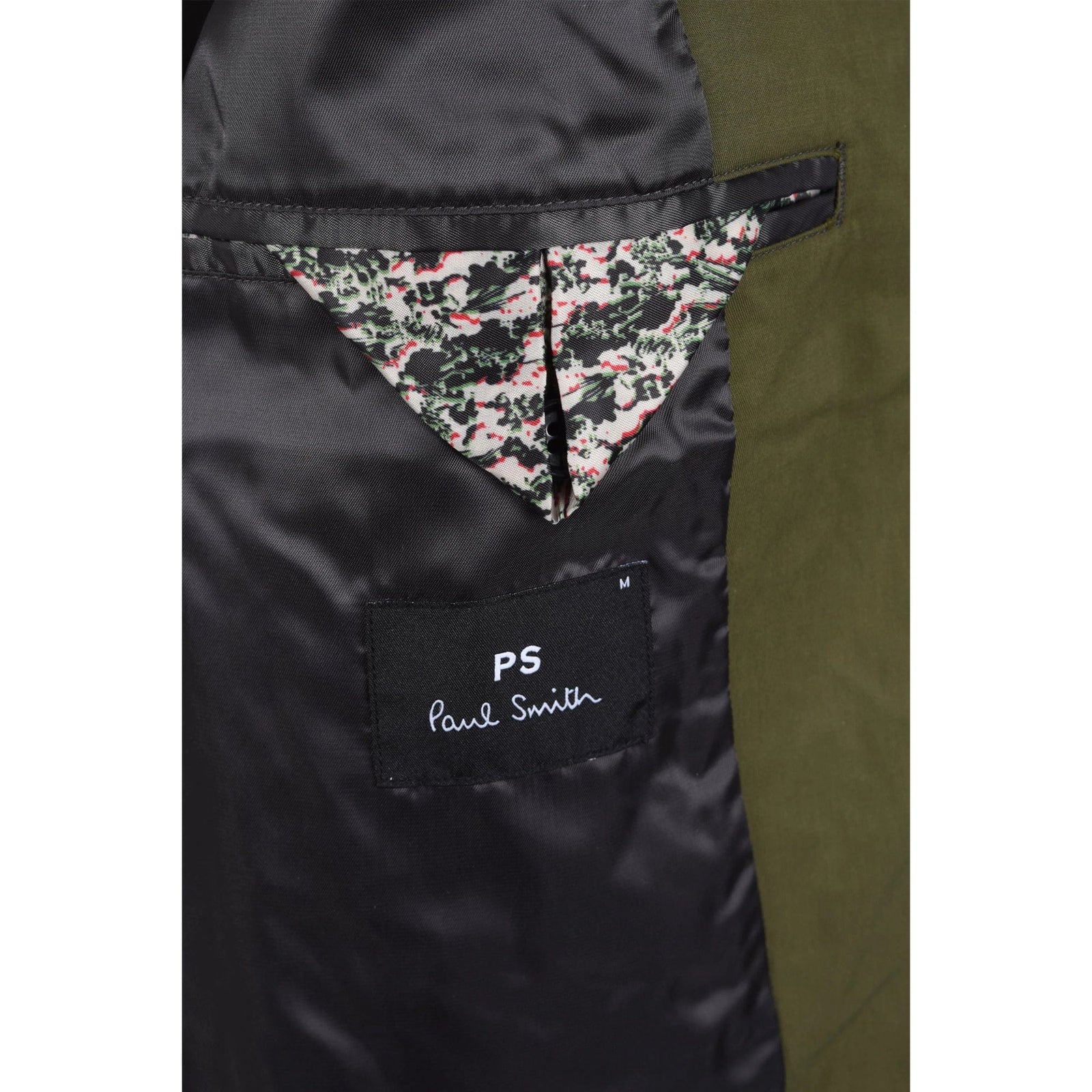 Paul Smith Four Pocket Utility Jacket In Olive Green