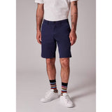 Paul Smith Garment-Dyed Stretch Pima-Cotton Shorts Dark Navy