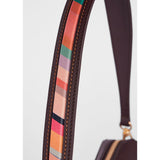 Paul Smith Inverted 'Dusky Swirl' Shoulder Bag In Burgundy