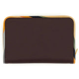 Paul Smith Inverted 'Dusky Swirl' Zip Around Purse In Burgundy