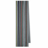 Paul Smith Ivan Stripe Scarf In Grey