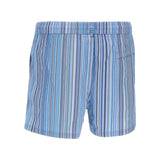 Paul Smith Jacquard Signature Swim Shorts In Blue