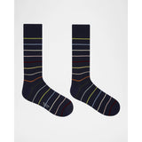 Paul Smith Keith Signature Stripe Crew Socks In Navy