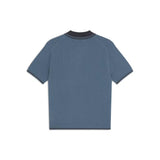 Paul Smith Knit Polo In Blue