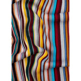 Paul Smith Knitted Merino Wool 'Signature Stripe' Scarf In Multi