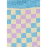 Paul Smith Lilac and Blue Faded Check Socks