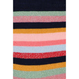 Paul Smith Lurex Swirl Stripe Socks In Black