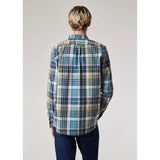 Paul Smith Men's Cotton-Blend Check Shirt In Blue